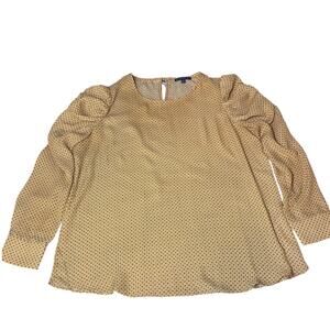 Adrianna Papell Women’s long puffed sleeves size Large